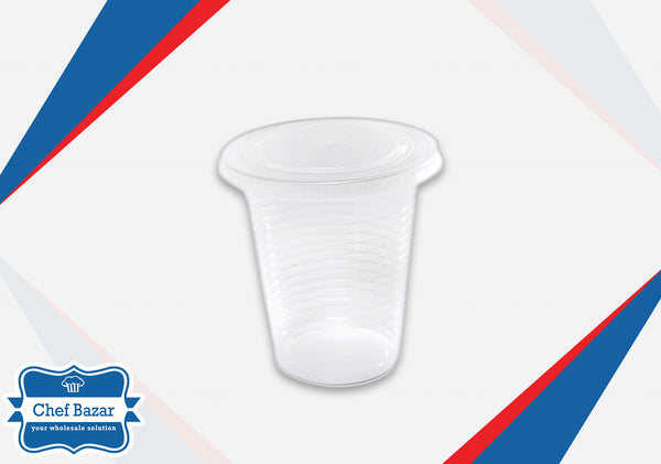 12OZ Plastic Glass with Lid - chefbazarco