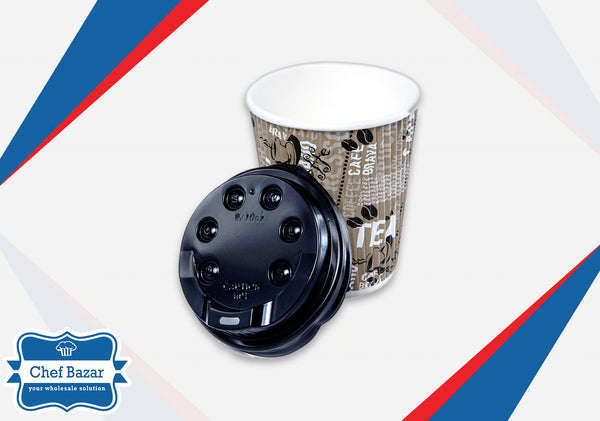8OZ Double-Wall Ripple Cup with Lid - chefbazarco