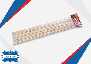 14-inch Wooden Skewers (1 Packet) - chefbazarco