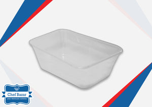 750ML Plastic Container with Lid (Rectangle) - chefbazarco