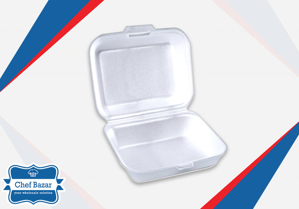 LP09 Styrofoam Container with Folding Lid (Pack of 200) - chefbazarco