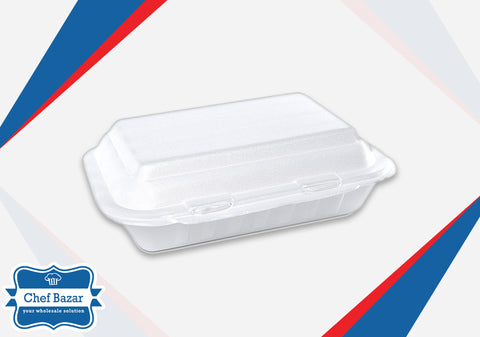 LP19 Styrofoam Container with Folding Lid (Pack of 100) - chefbazarco