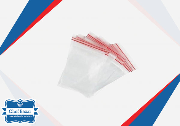 Clear Plastic Zip Lock Bags (5 x 7 inches) Small - chefbazarco