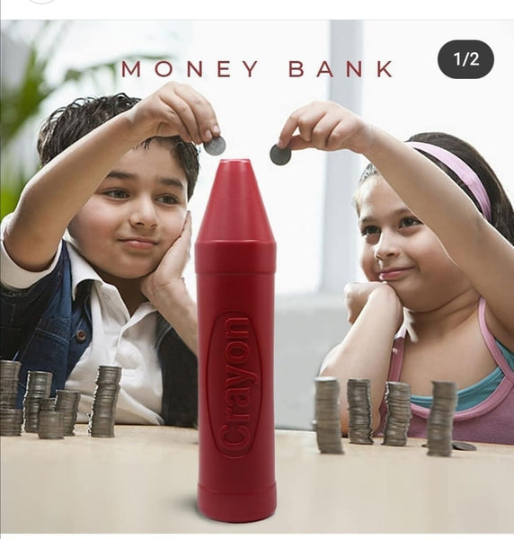 Money Bank in shape of a Crayon - chefbazarco