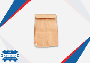 Medium Kraft Paper Bag Low Gsm 8x12 inches - chefbazarco